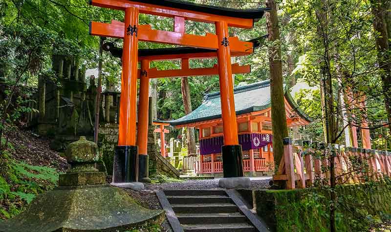 Un Sanctuaire à Fushimi Inari-Taisha
