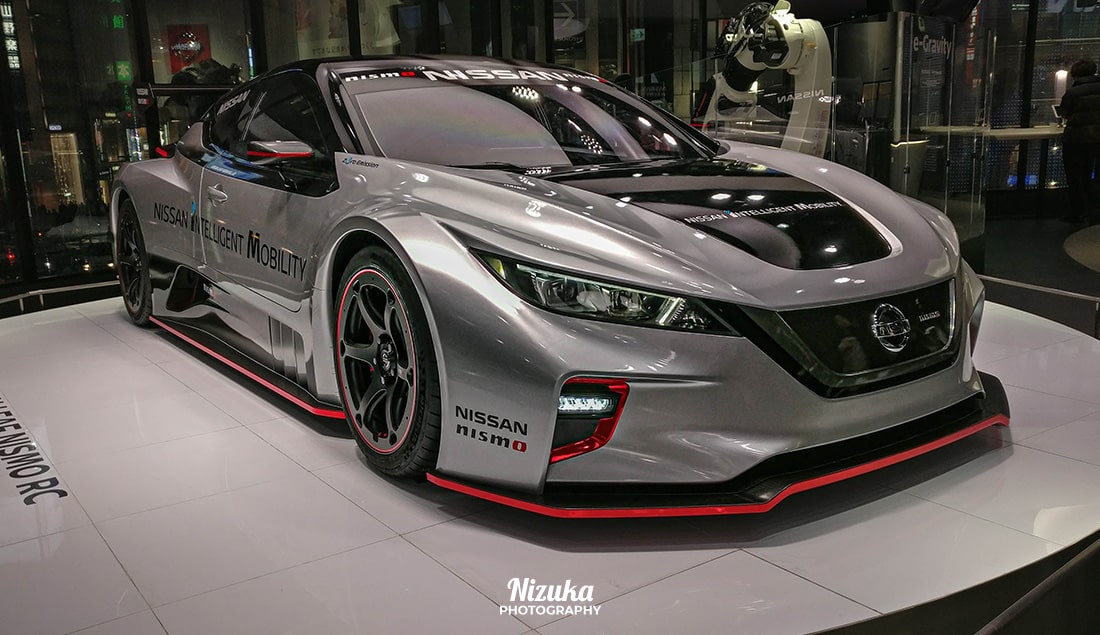 Guide Japon - Activité : salon auto Japon - Nissan crossing : Nissan Leaf Nismo