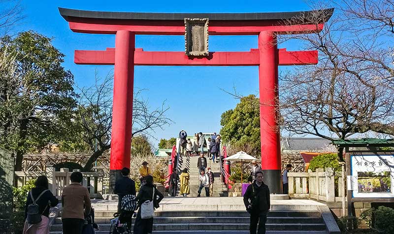 Sanctuaire Kameido Tenjin à Kinshichô : Torii