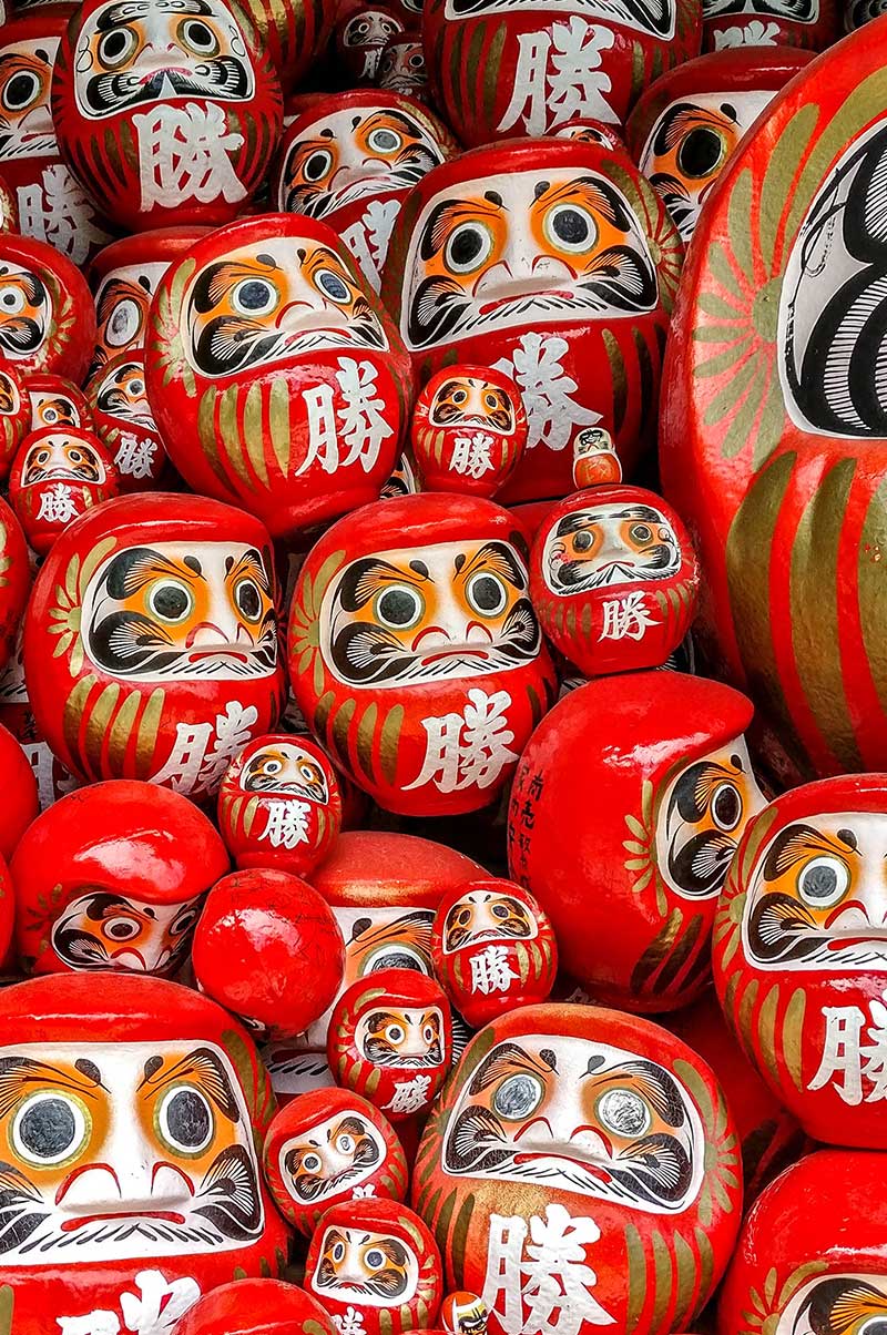 Temple Katsuo-ji à Minoh - Daruma