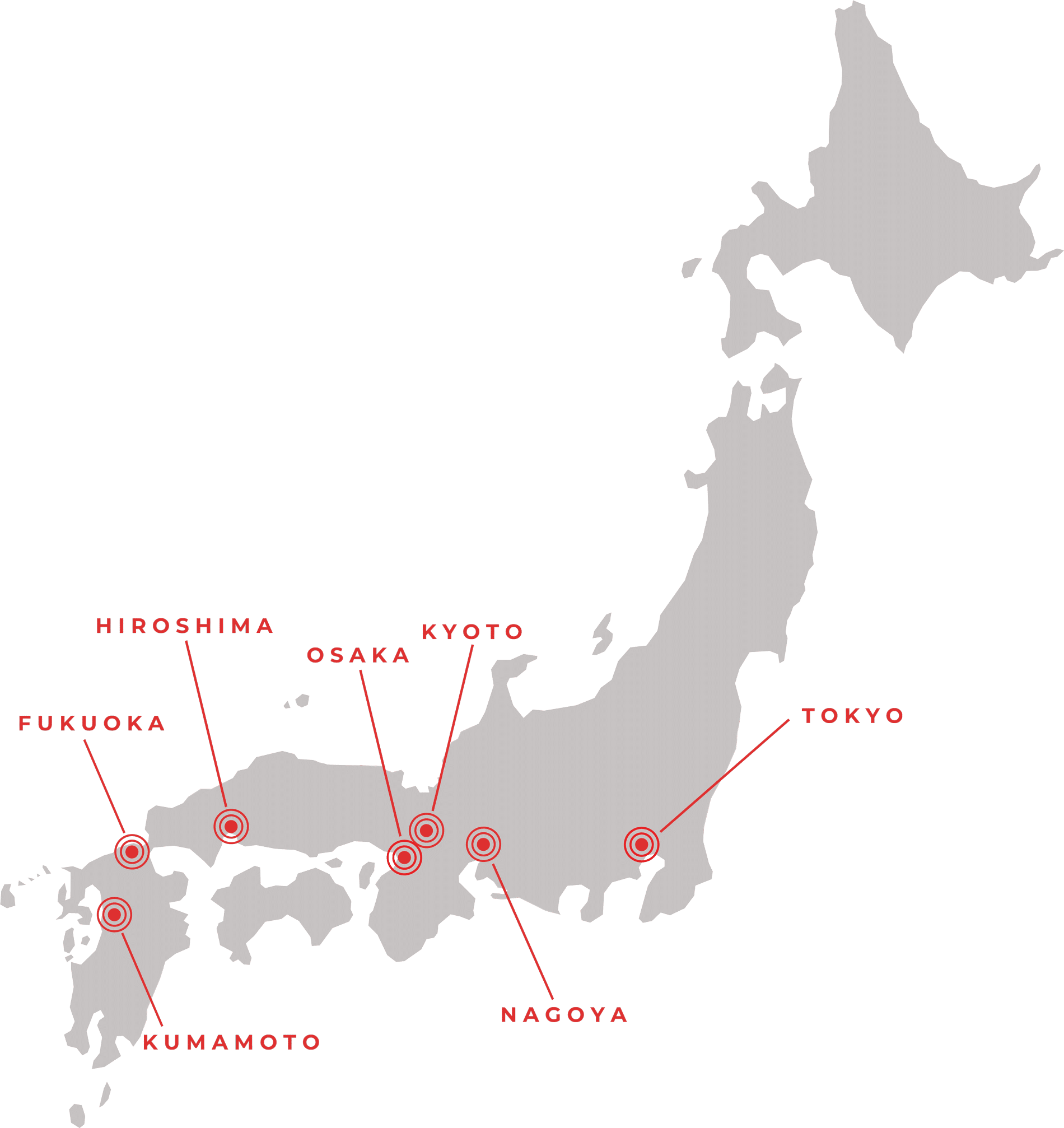 Carte du Japon