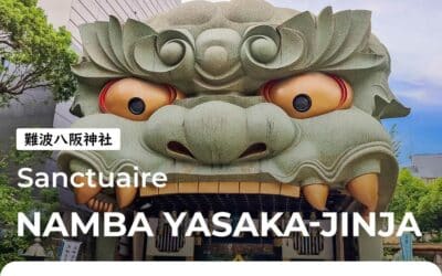 Namba Yasaka-jinja, le sanctuaire à tête de lion à Osaka