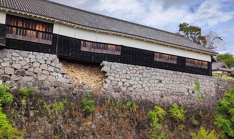 Château de Kumamoto - séisme 2016