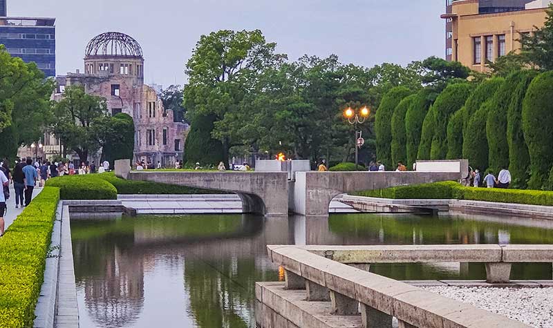 Parc mémorial de la paix de Hiroshima - dôme de Genbaku