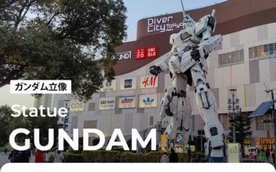 La statue du Gundam géant à Odaiba