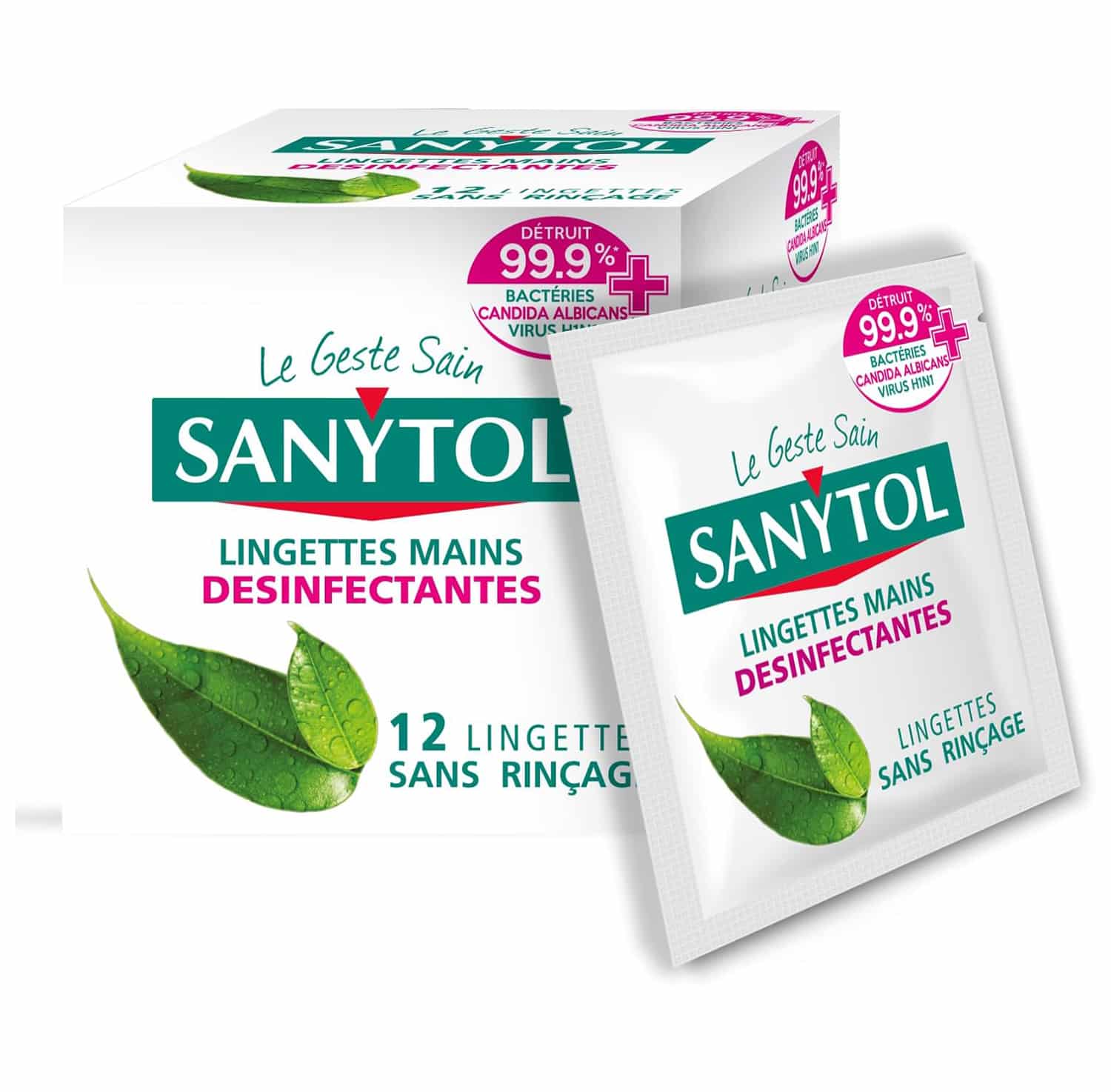 Accessoire de randonnée : lingettes hygiéniques désinfectantes