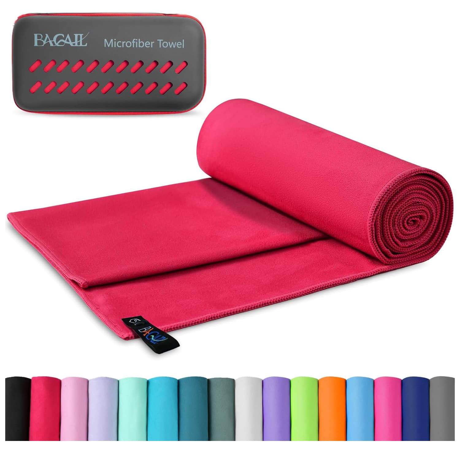 Accessoire de randonnée : serviette en microfibre
